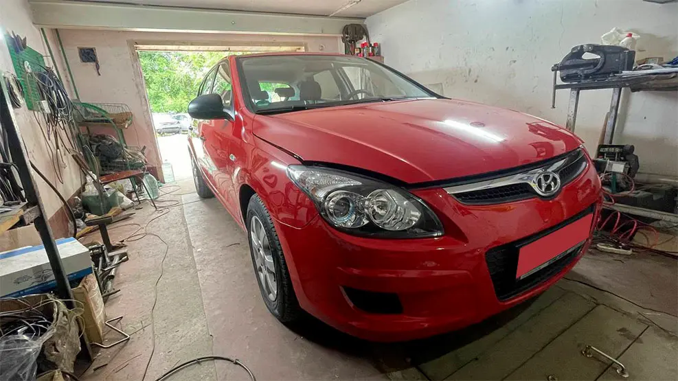 Встановлення ГБО на Hyundai i30 у Запоріжжі загальний вигляд